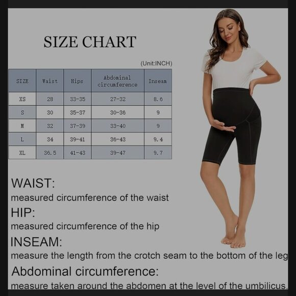 ❄3/$26 Xmas sale❄ NWT Maternity Leopard Yoga Shorts - Picture 5 of 5